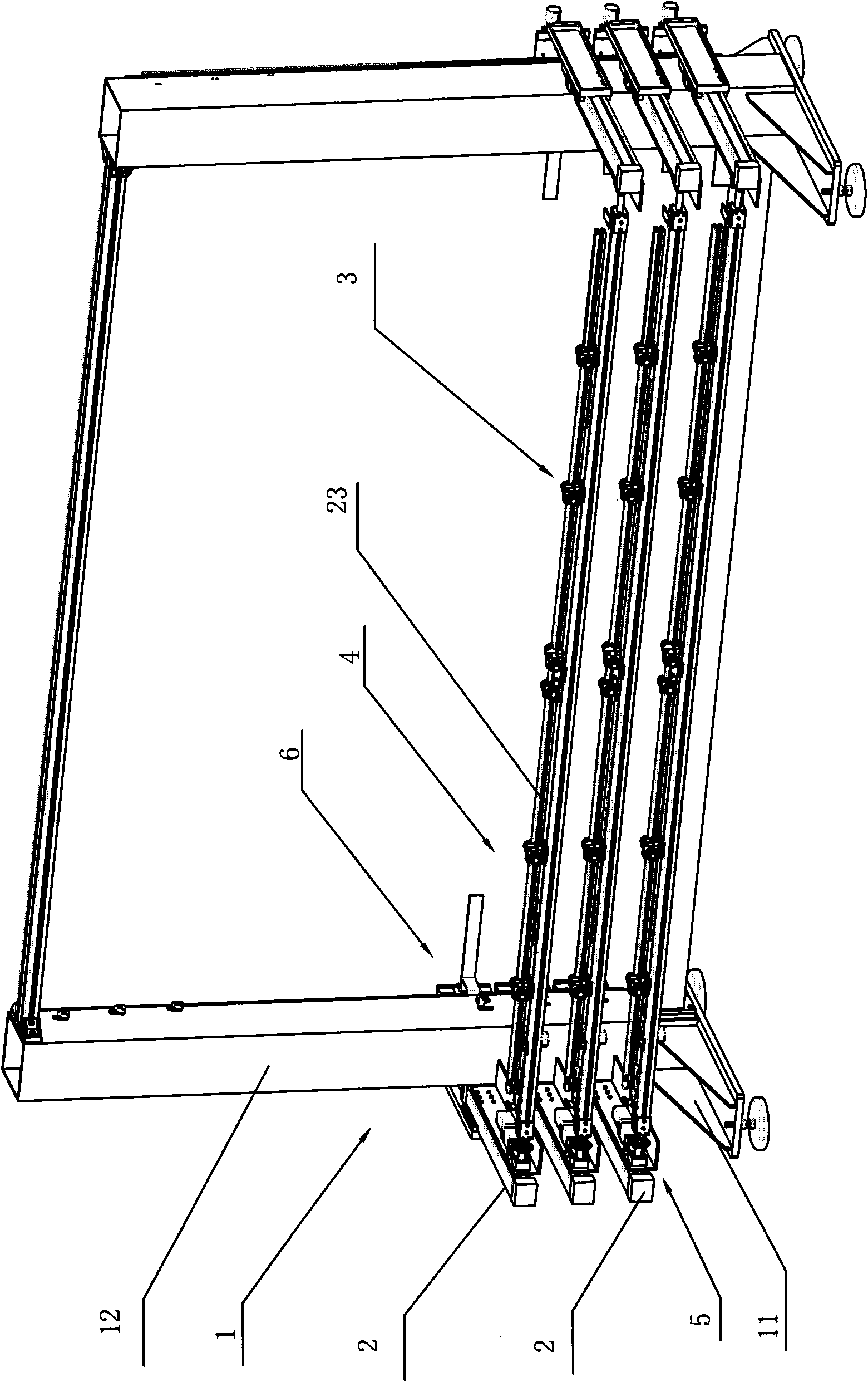 Intelligent spraying device for use in streamline production operation