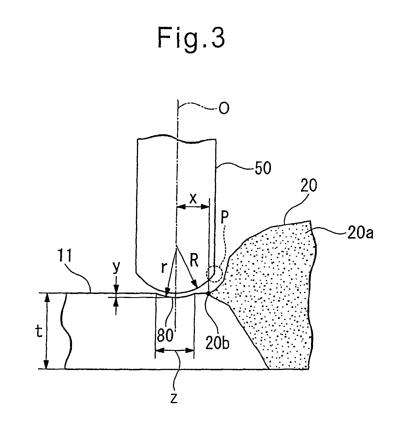 Impact treatment method for improving fatigue characteristics of welded joint, impact treatment device for improving fatigue characteristics for same, and welded structure superior in fatigue resistance characteristics