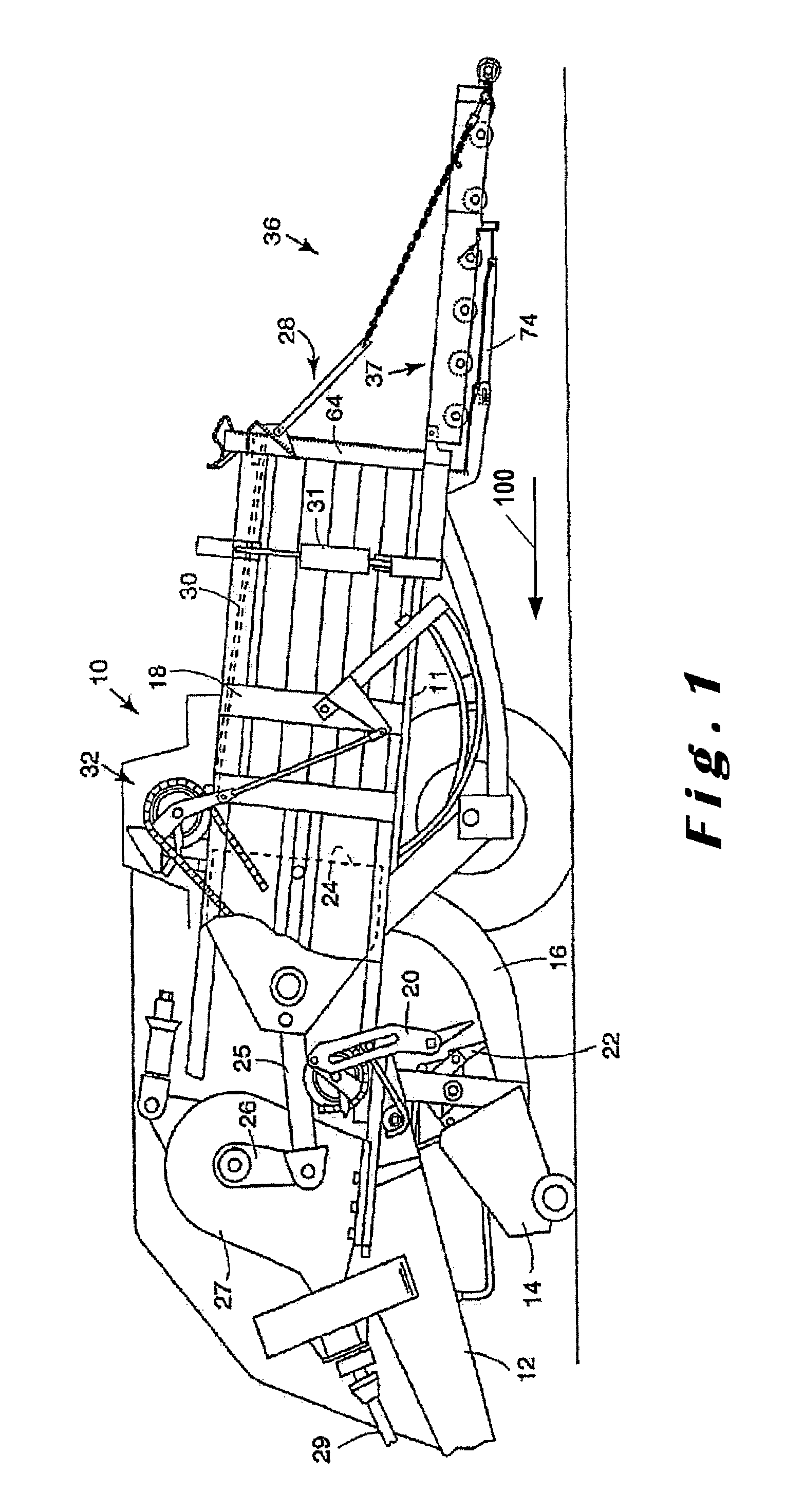 Agricultural square baler