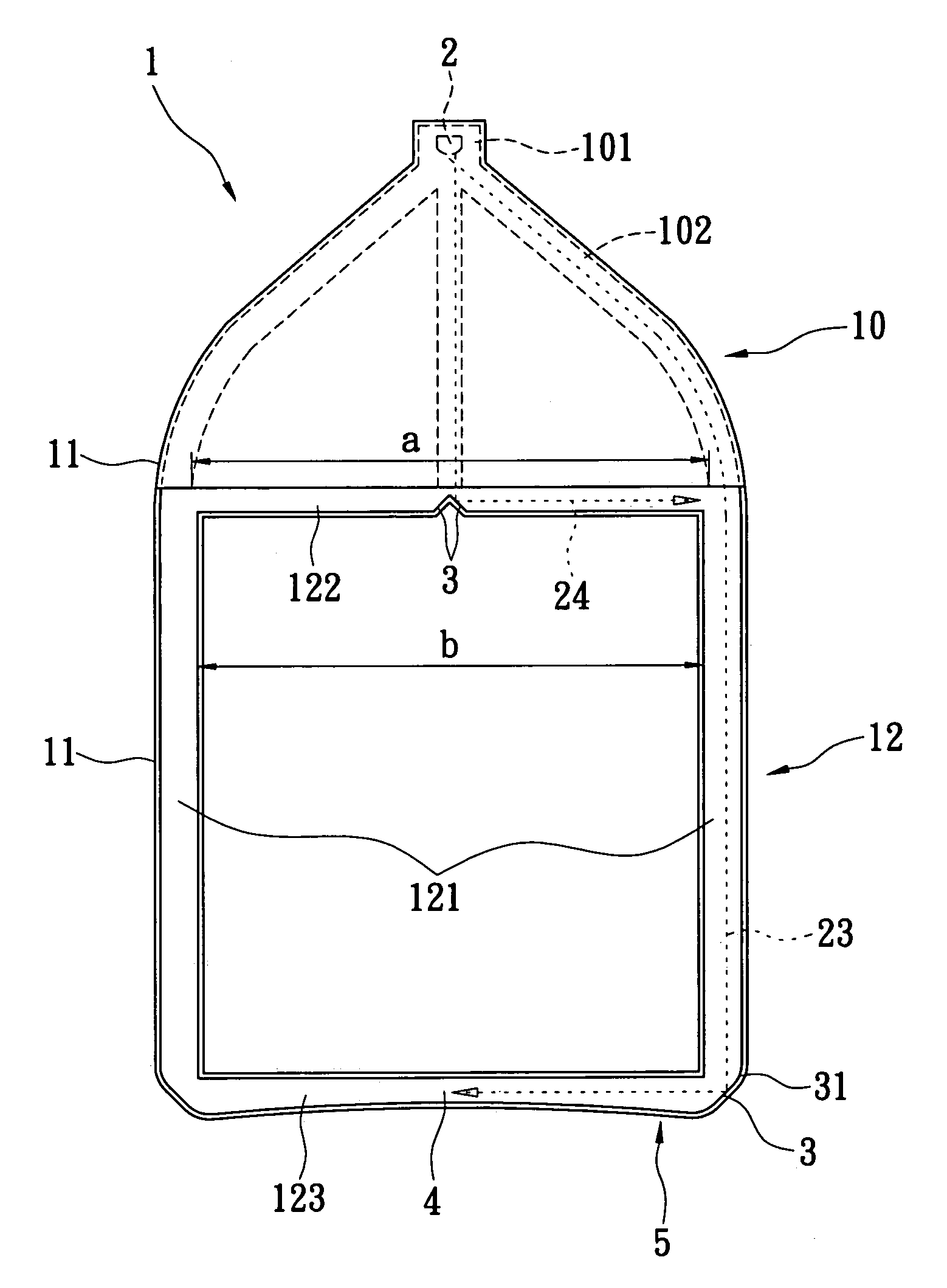 Light guiding frame with a plurality of guiding tracks