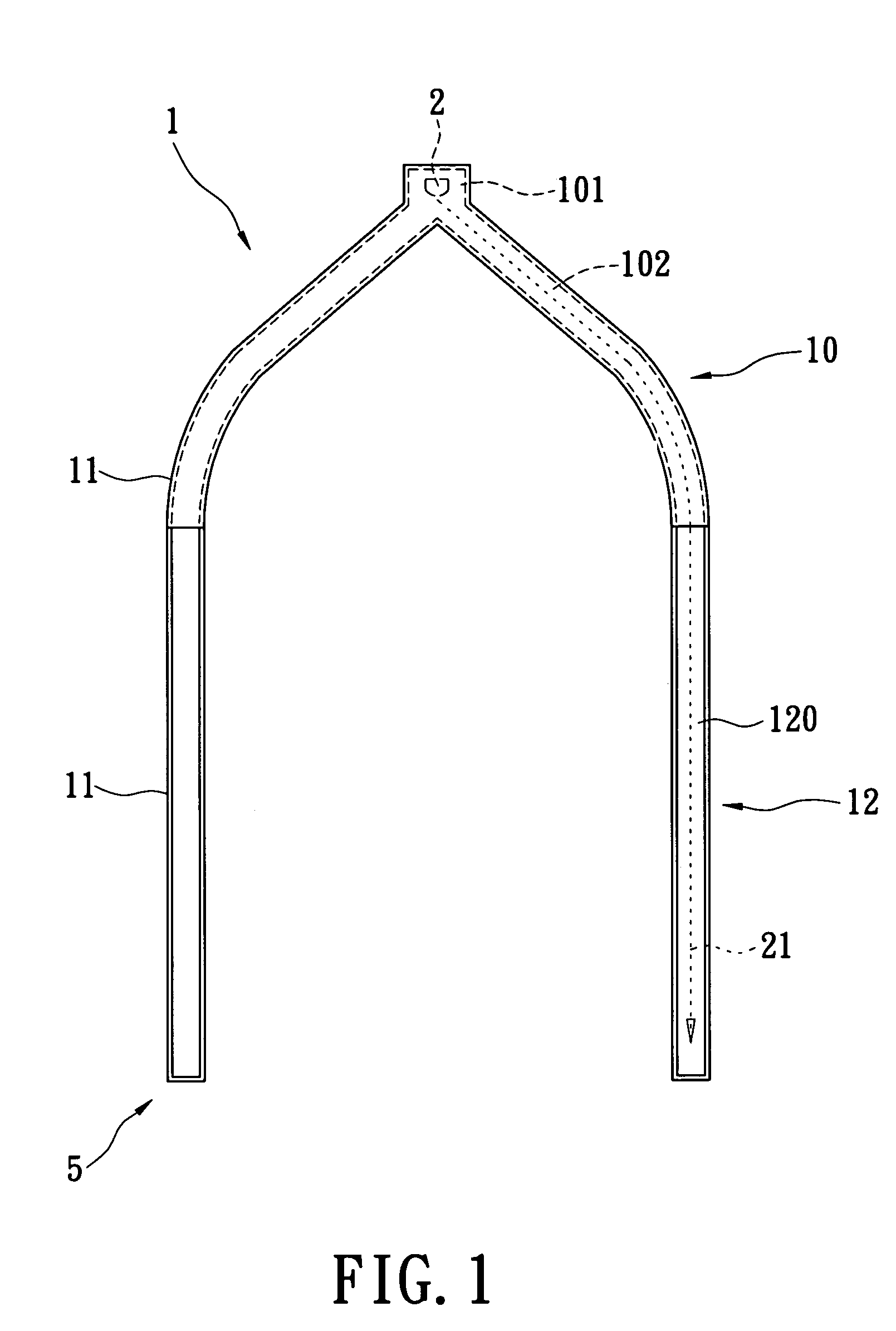 Light guiding frame with a plurality of guiding tracks