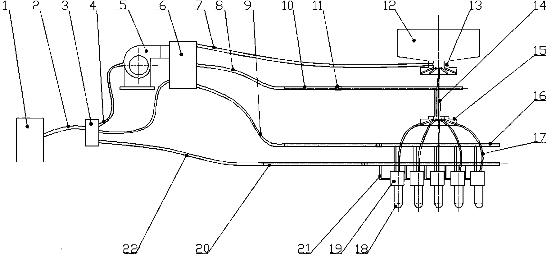 Pneumatic expandable combined precision seeder