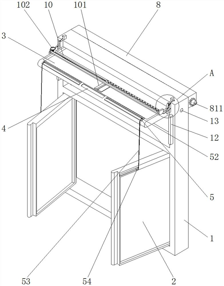 Window capable of automatically opening for ventilation while no one is at home and application method thereof