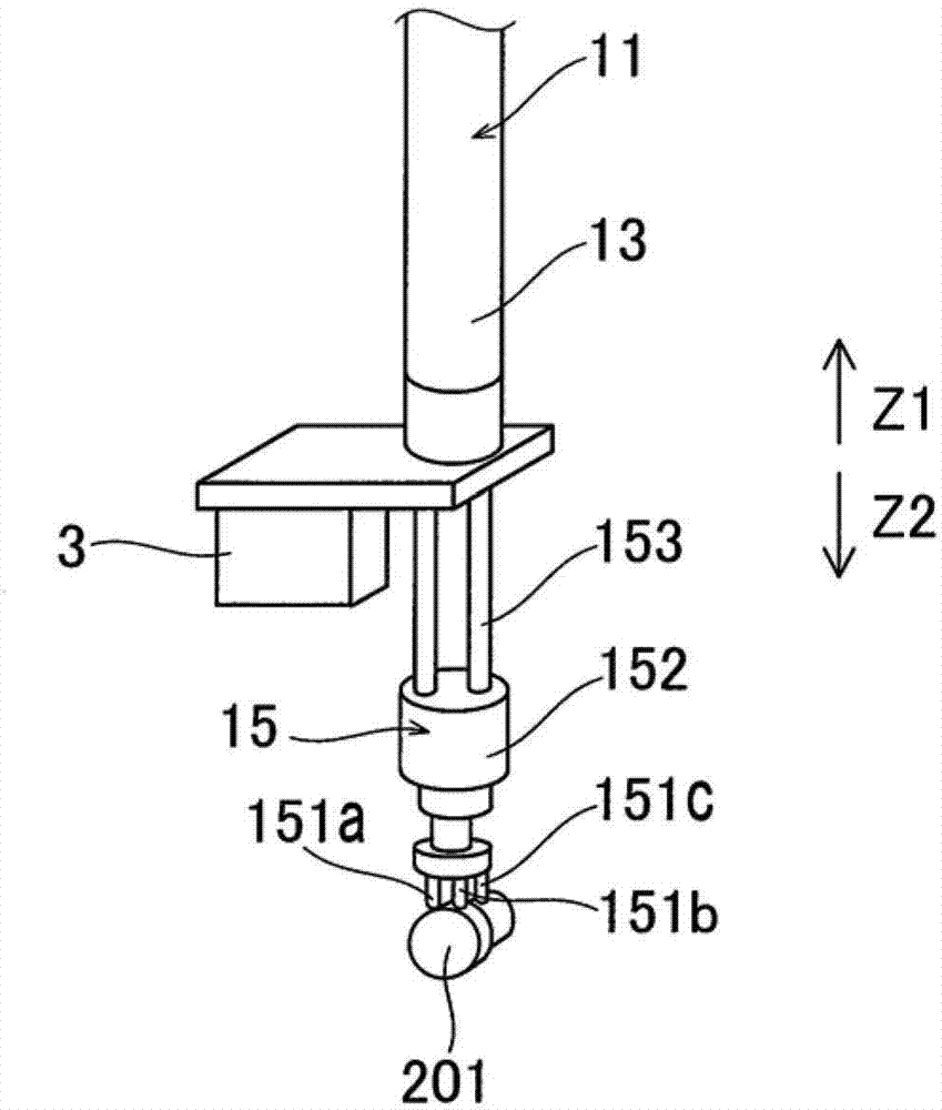 Robot system and method for producing a to-be-processed material