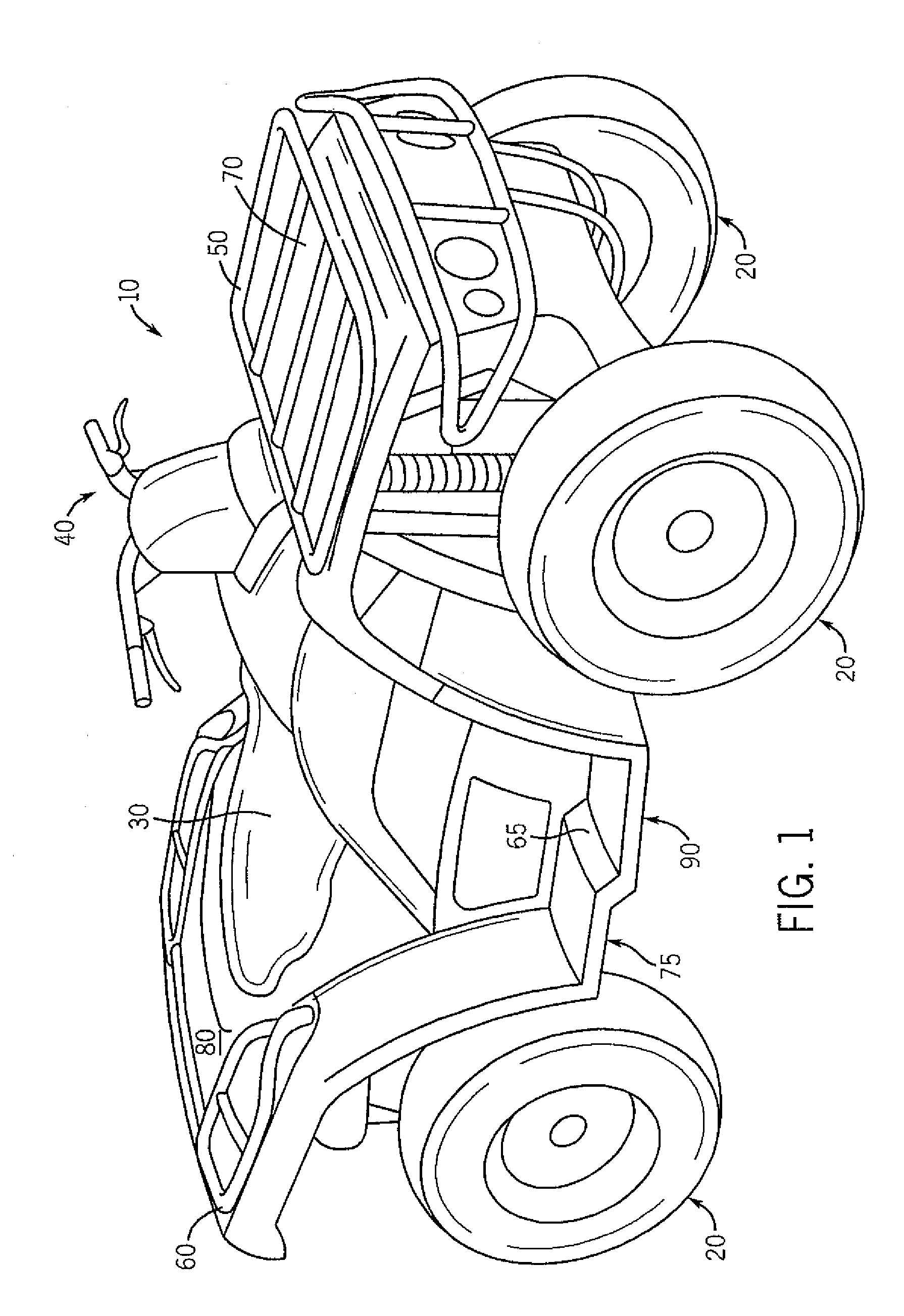 Frame design for reduced-size vehicle