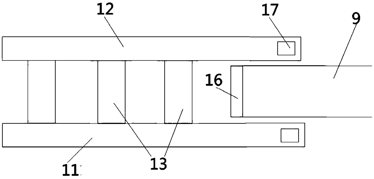 Aluminum bar low position bar feeding device