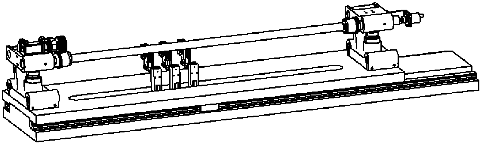 Radial runout measuring method for straightening machine long axis workpiece, and device thereof