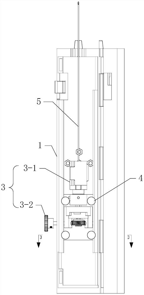 Manual puncture device and system for robot-assisted puncture operation