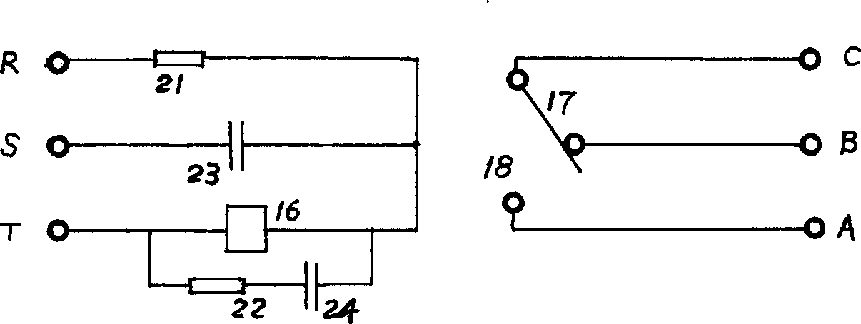 Power supply phase sequence automatic regulator of three-phase air-conditioner