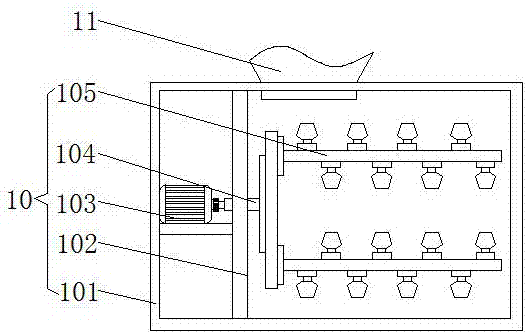 Precise preparing device for food processing and production