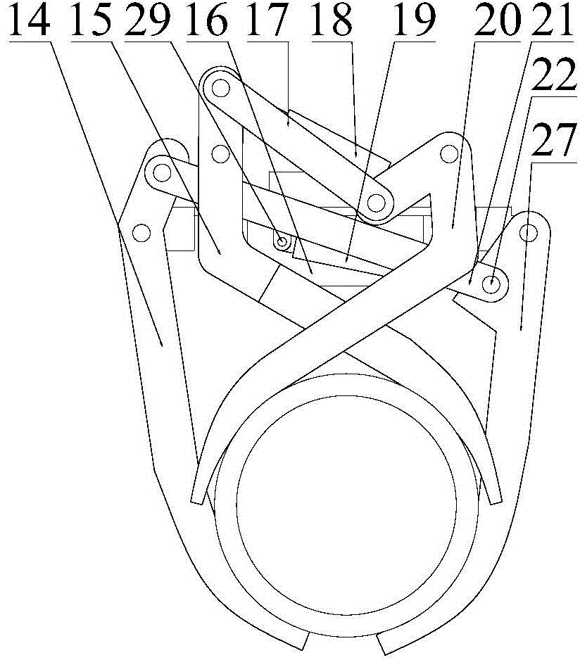 Oil drilling pipe clamping jaw