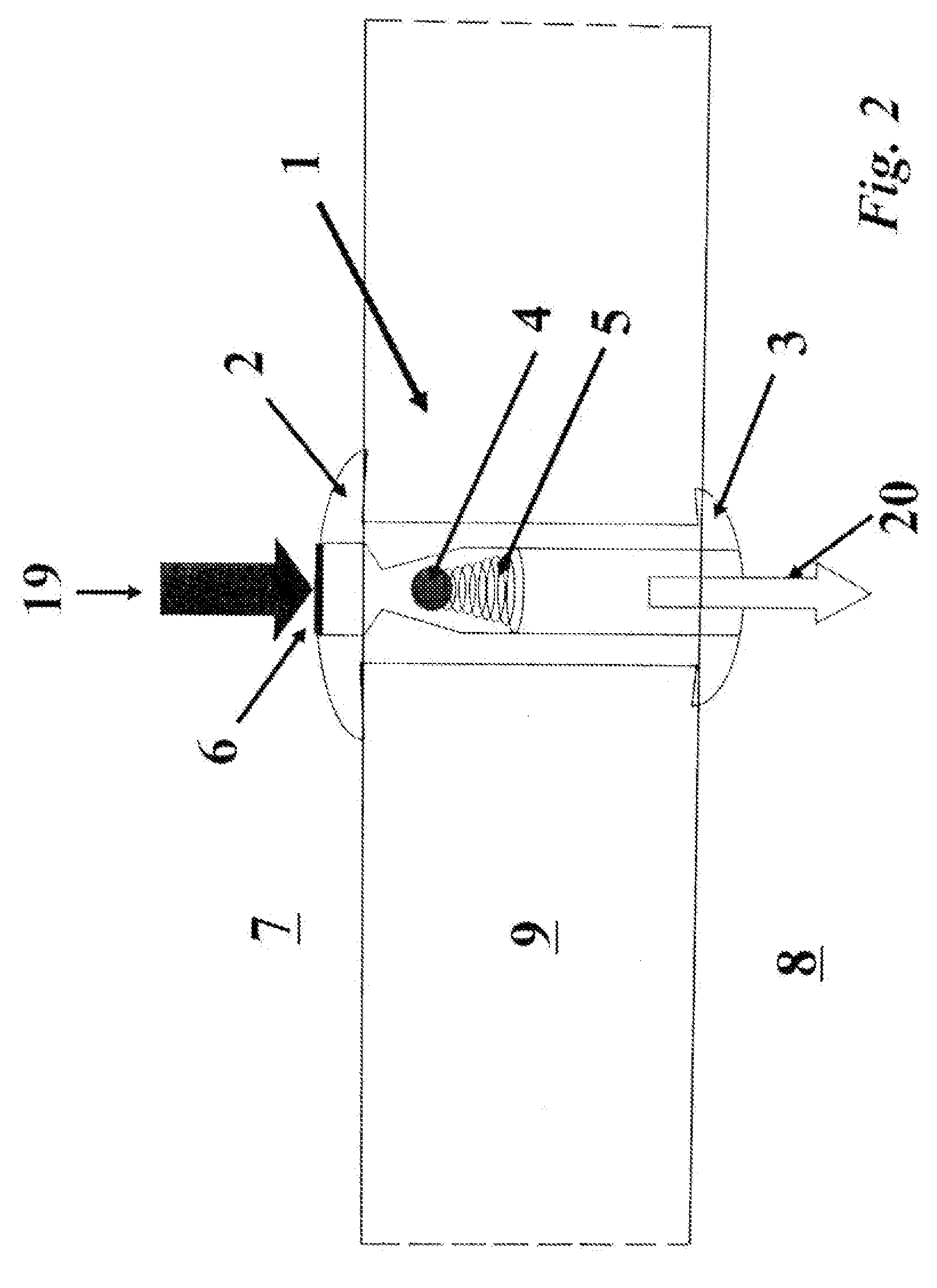 Vesicular shunt for the drainage of excess fluid