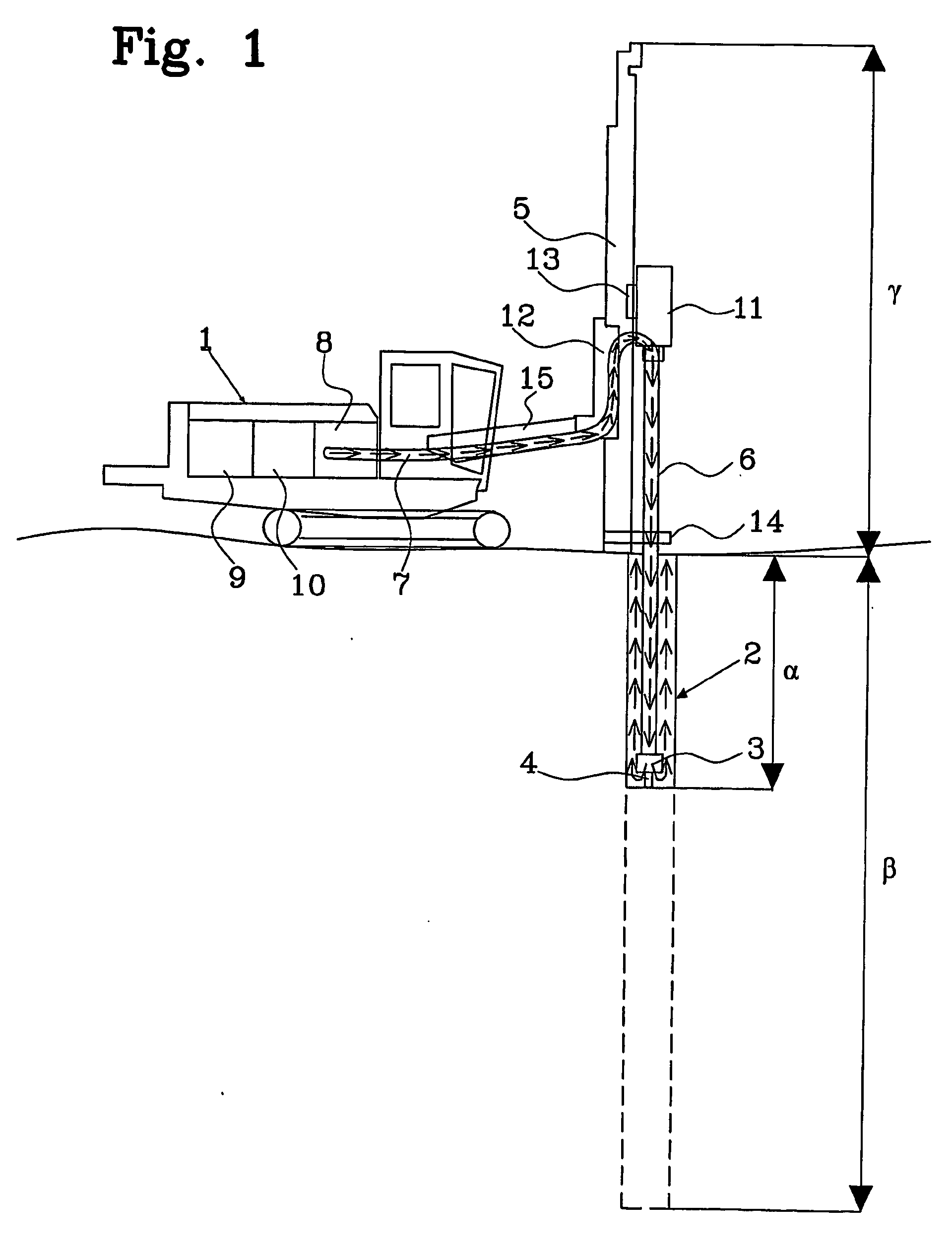 Method and system for controlling power consumption during a rock drilling process and a rock drilling apparatus therefore