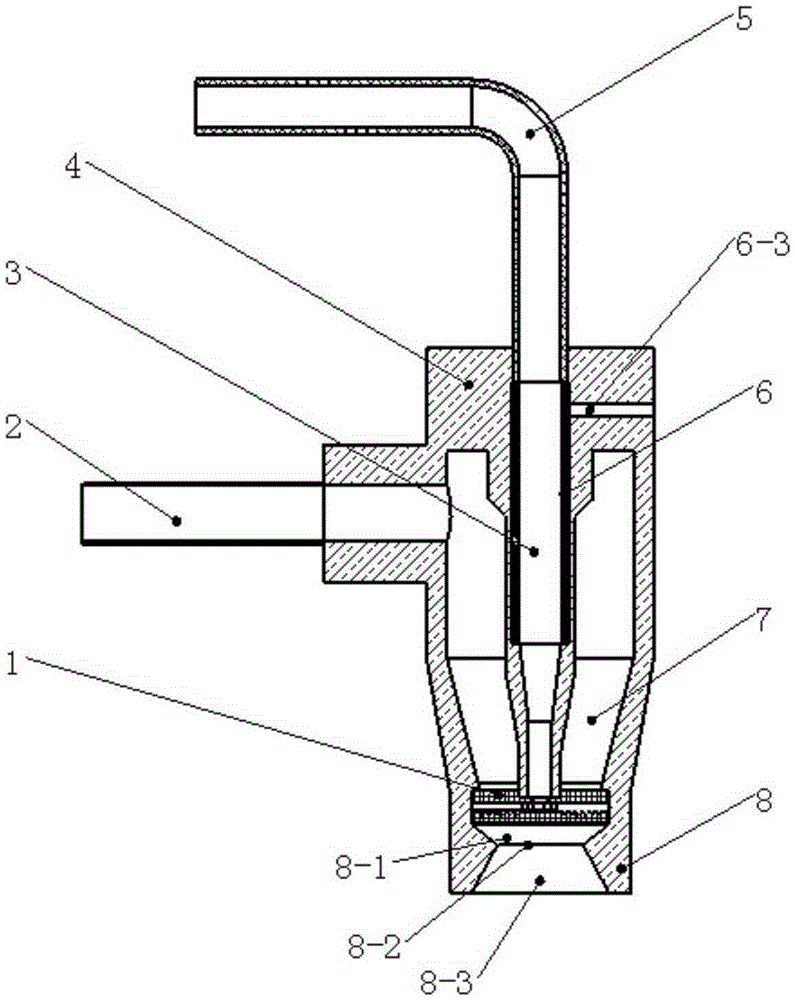 Ultrasonic or mega-sonic oscillatory two-phase-flow atomization washing device and ultrasonic or mega-sonic oscillatory two-phase-flow atomization washing method