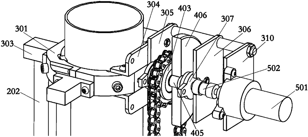 Oscillating buoy type ocean wave power generation device