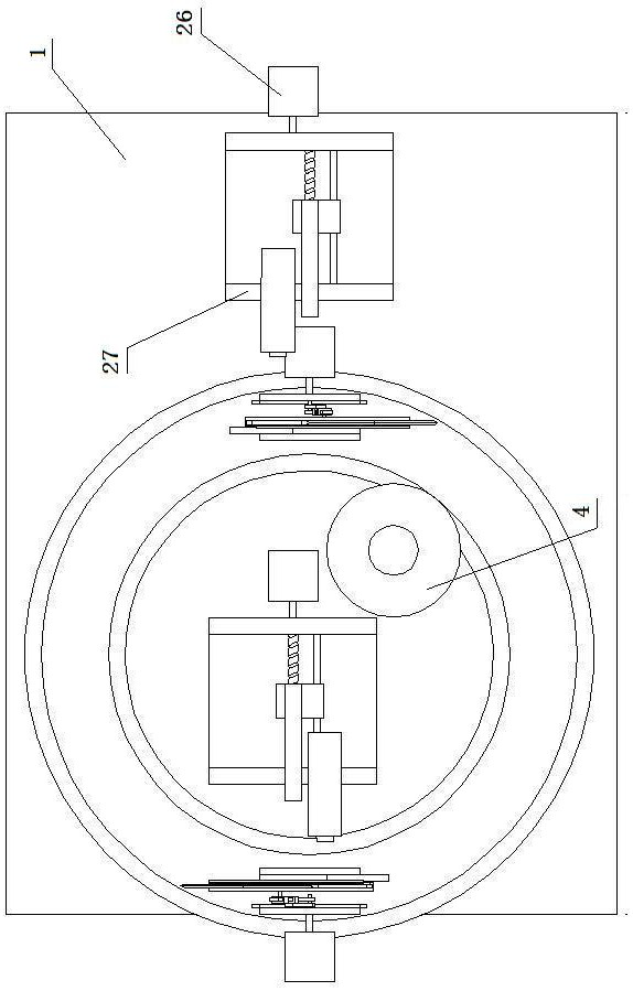 Automatic blade sharpening device with continuous guidable sharpening track and sharpening method