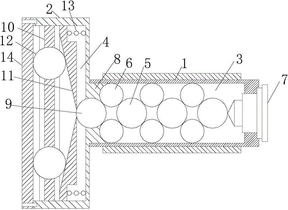 Centrifugal ball clamping fixture