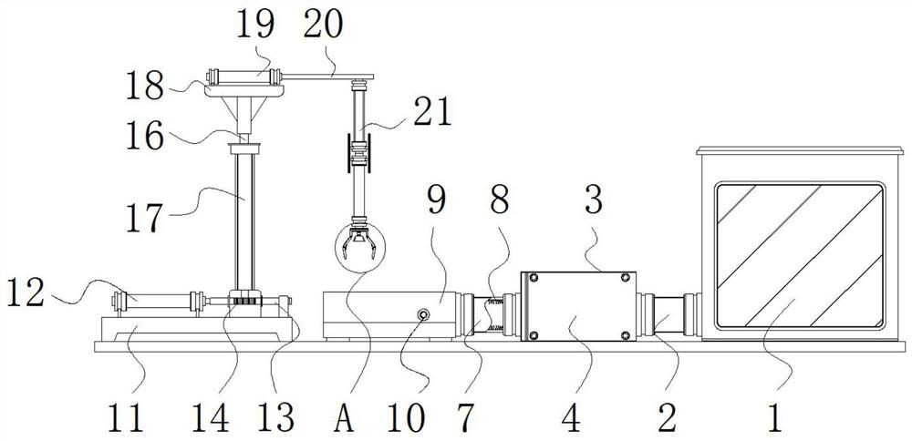 Free grabbing and fixing device for medical functional experiment mouse