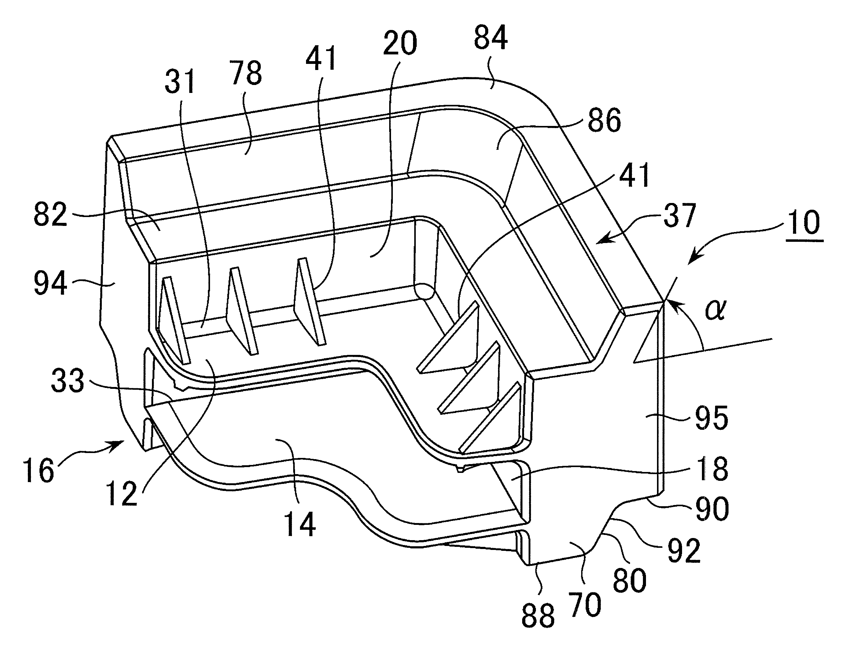 Module for stacking thin panels and method of stacking thin panels