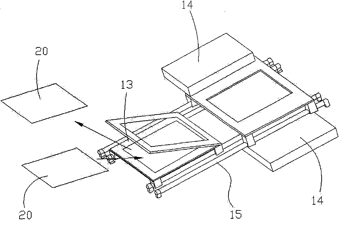 Exposure method of exposure machine