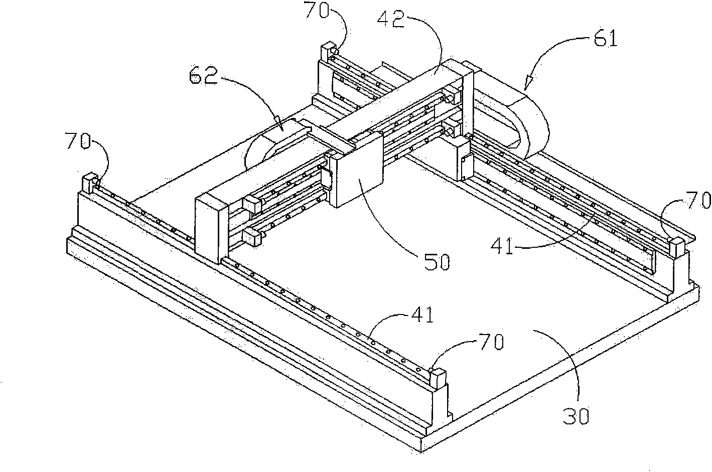 Exposure method of exposure machine