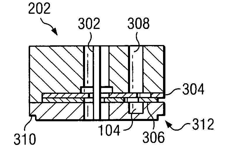 Externally adjustable insert for extrusion manifold