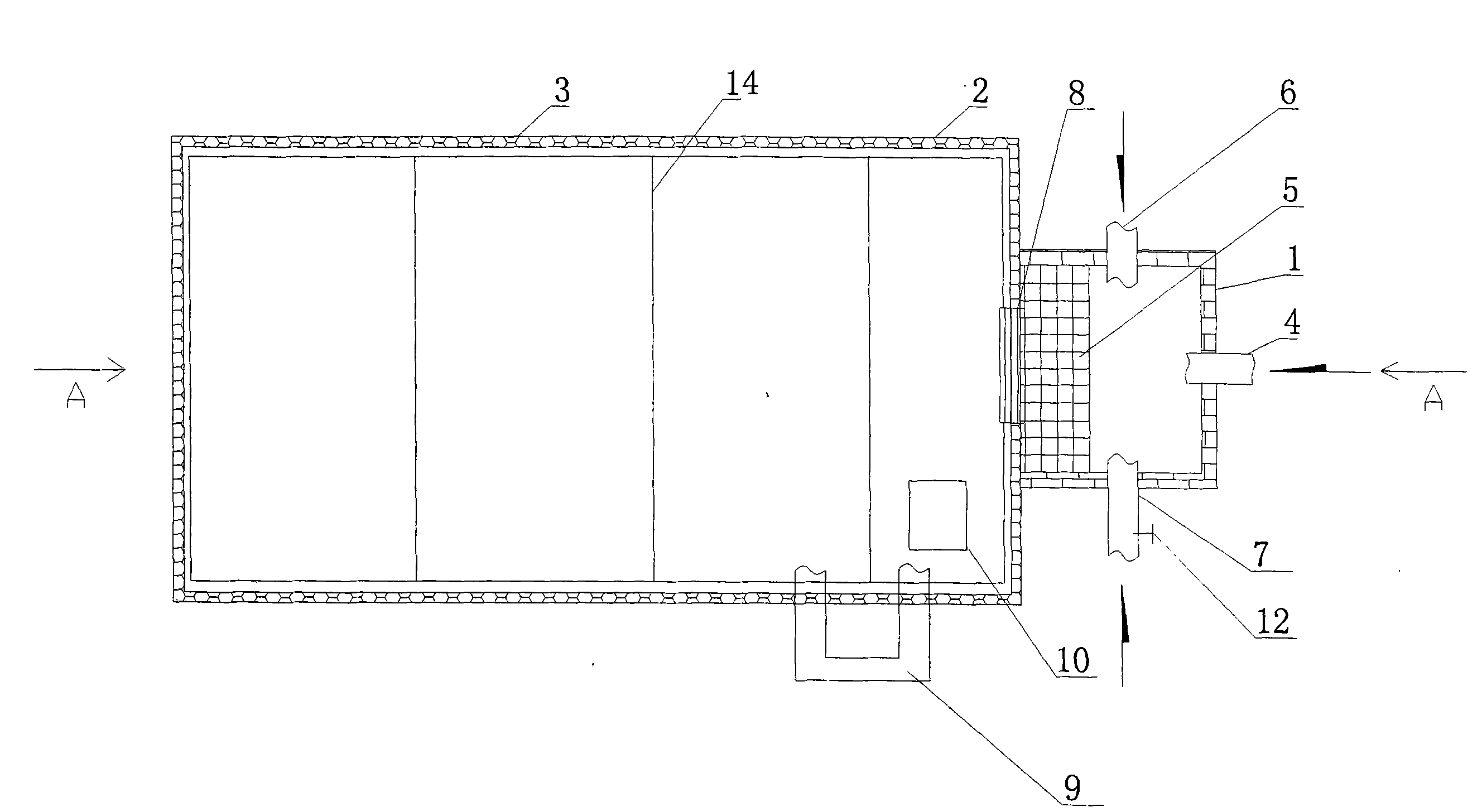 Facility for rainwater collection regulation and control, fertilization and irrigation for greenhouse cultivation