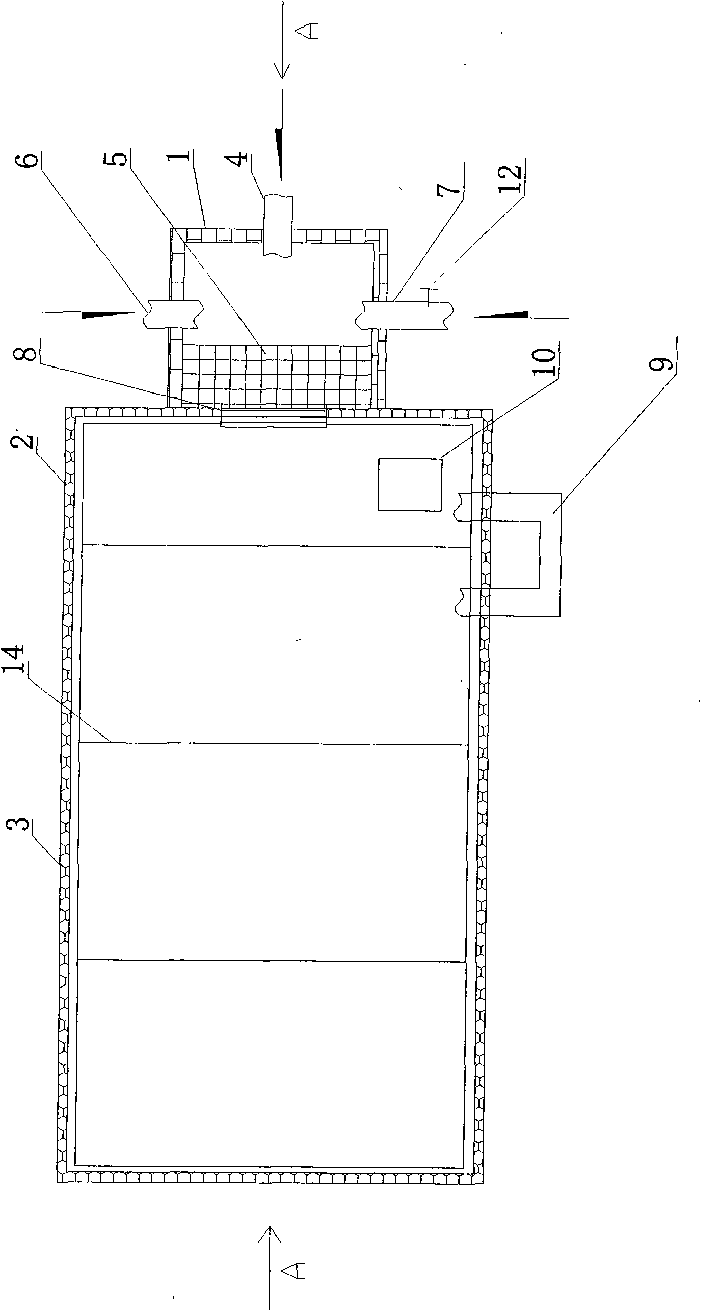 Facility for rainwater collection regulation and control, fertilization and irrigation for greenhouse cultivation