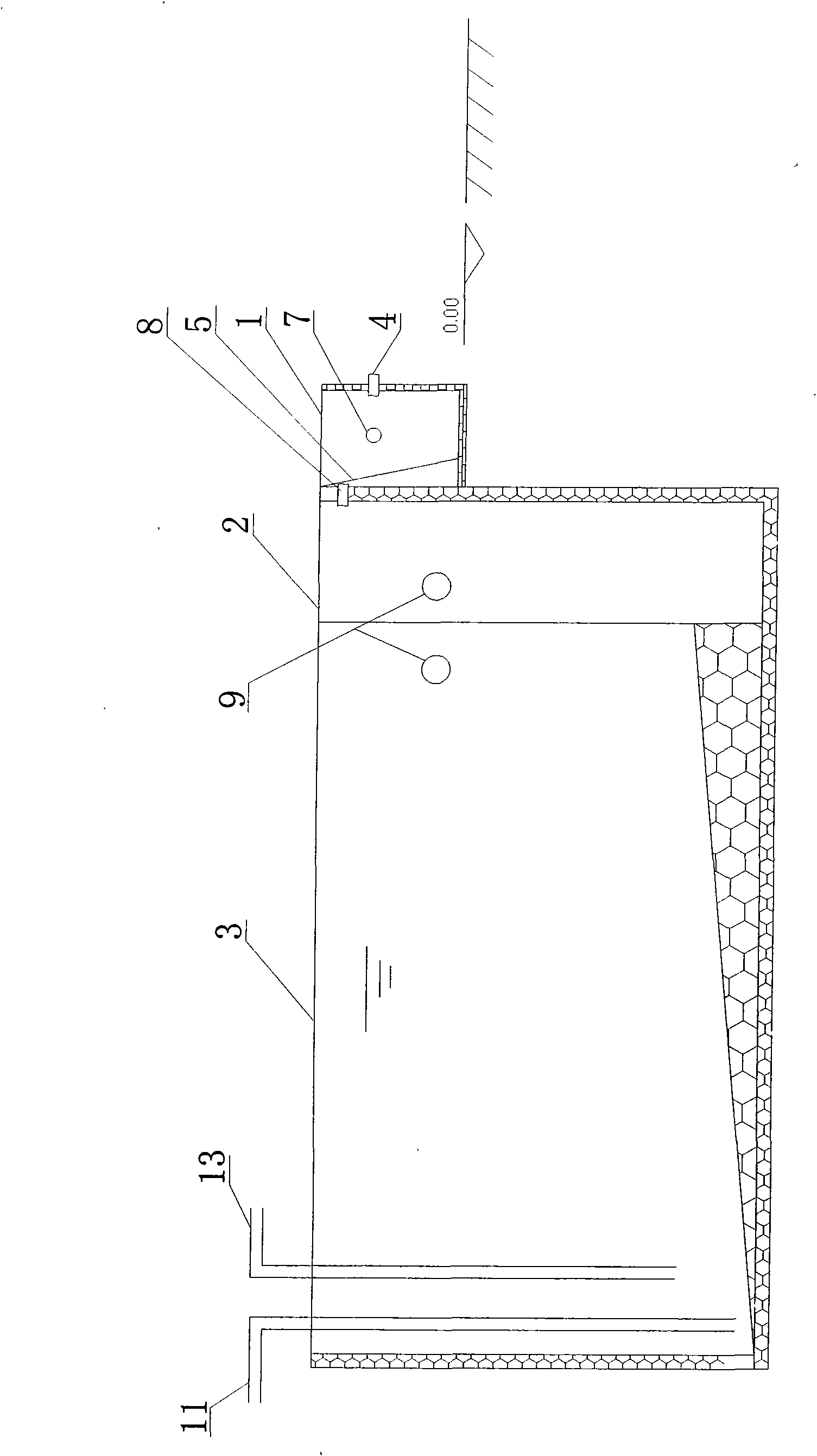 Facility for rainwater collection regulation and control, fertilization and irrigation for greenhouse cultivation