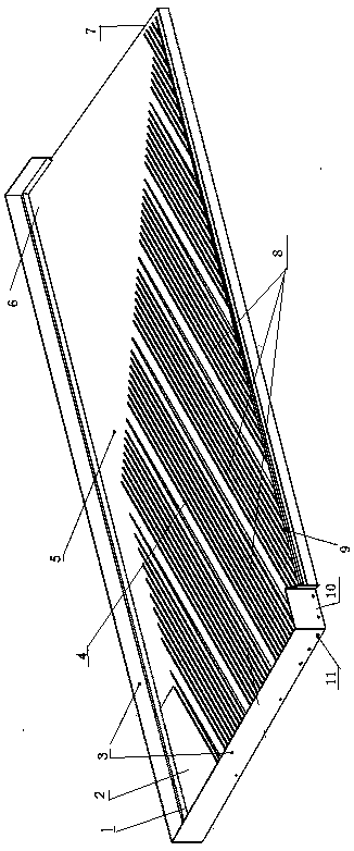 Rhombic shaking table top