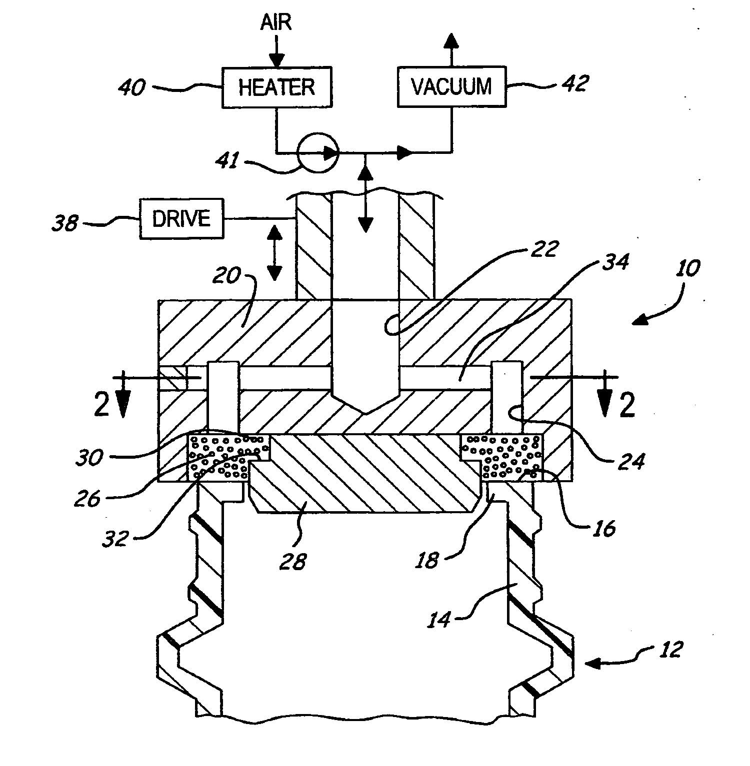 Apparatus and method for reforming the neck finish end surface of a blow molded plastic container