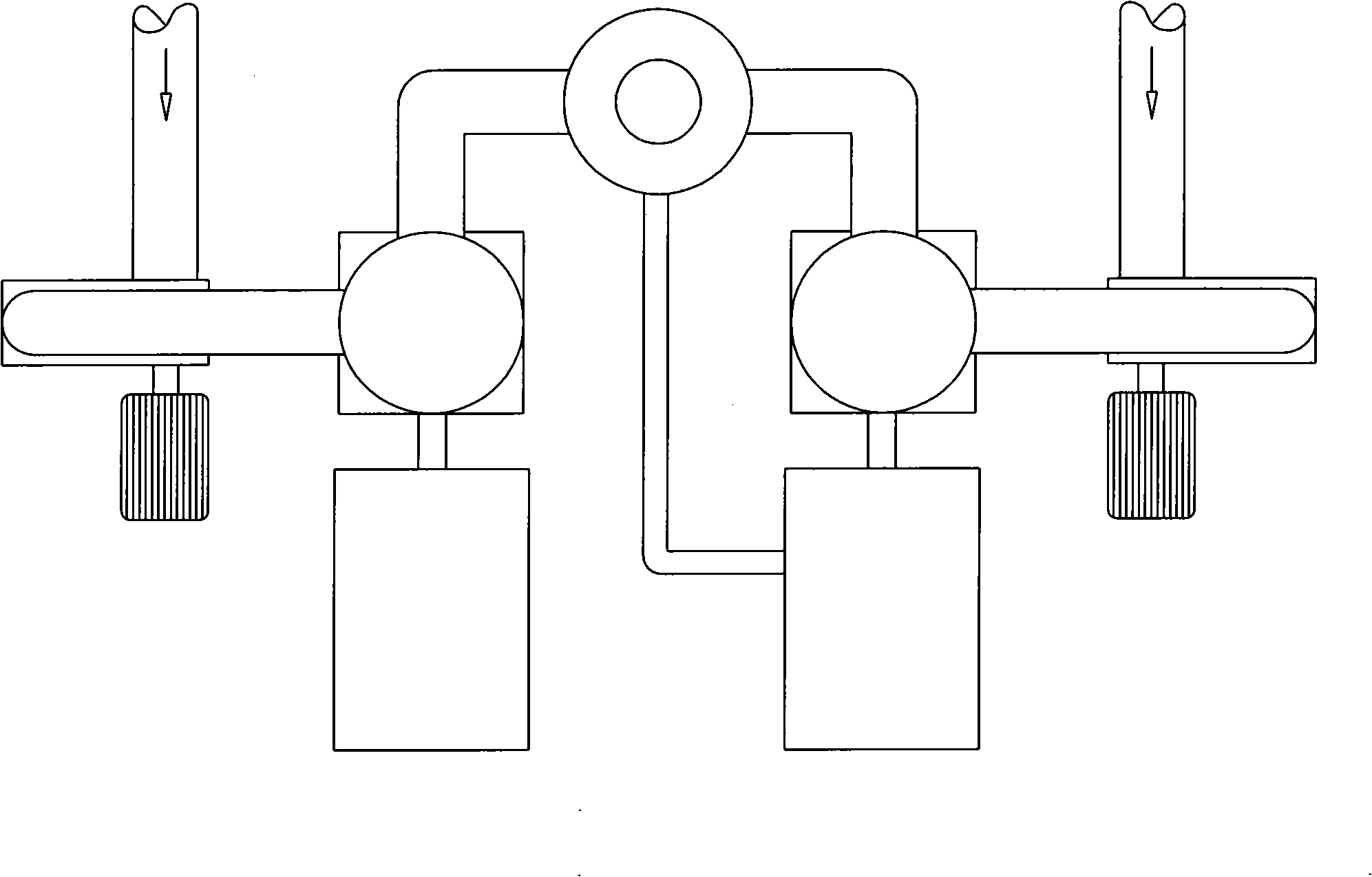 Treating and recycling method of tail gas generating in sulfonated naphthaldehyde water reducing agent production and special equipment