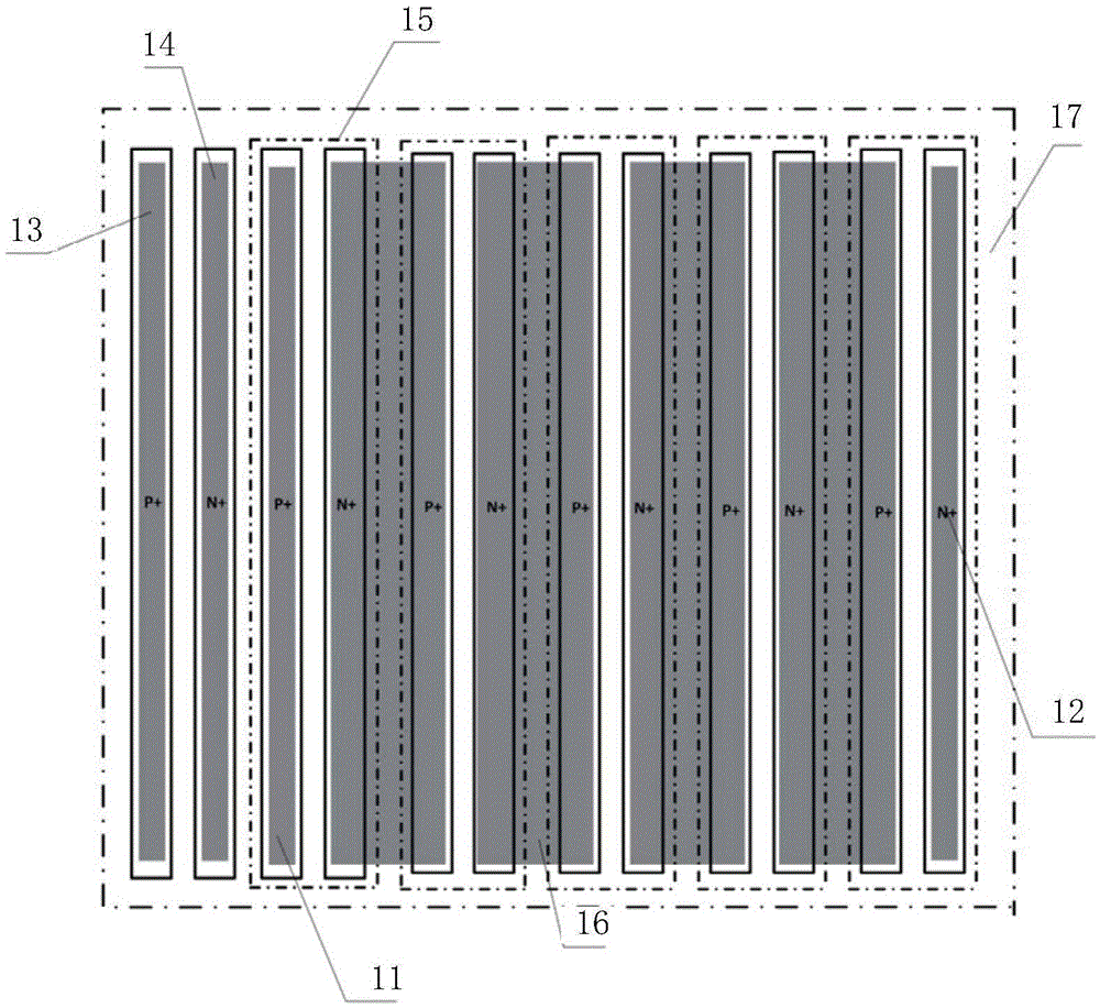 Diode assist-triggered thyristor device and manufacturing method and integrated circuit thereof