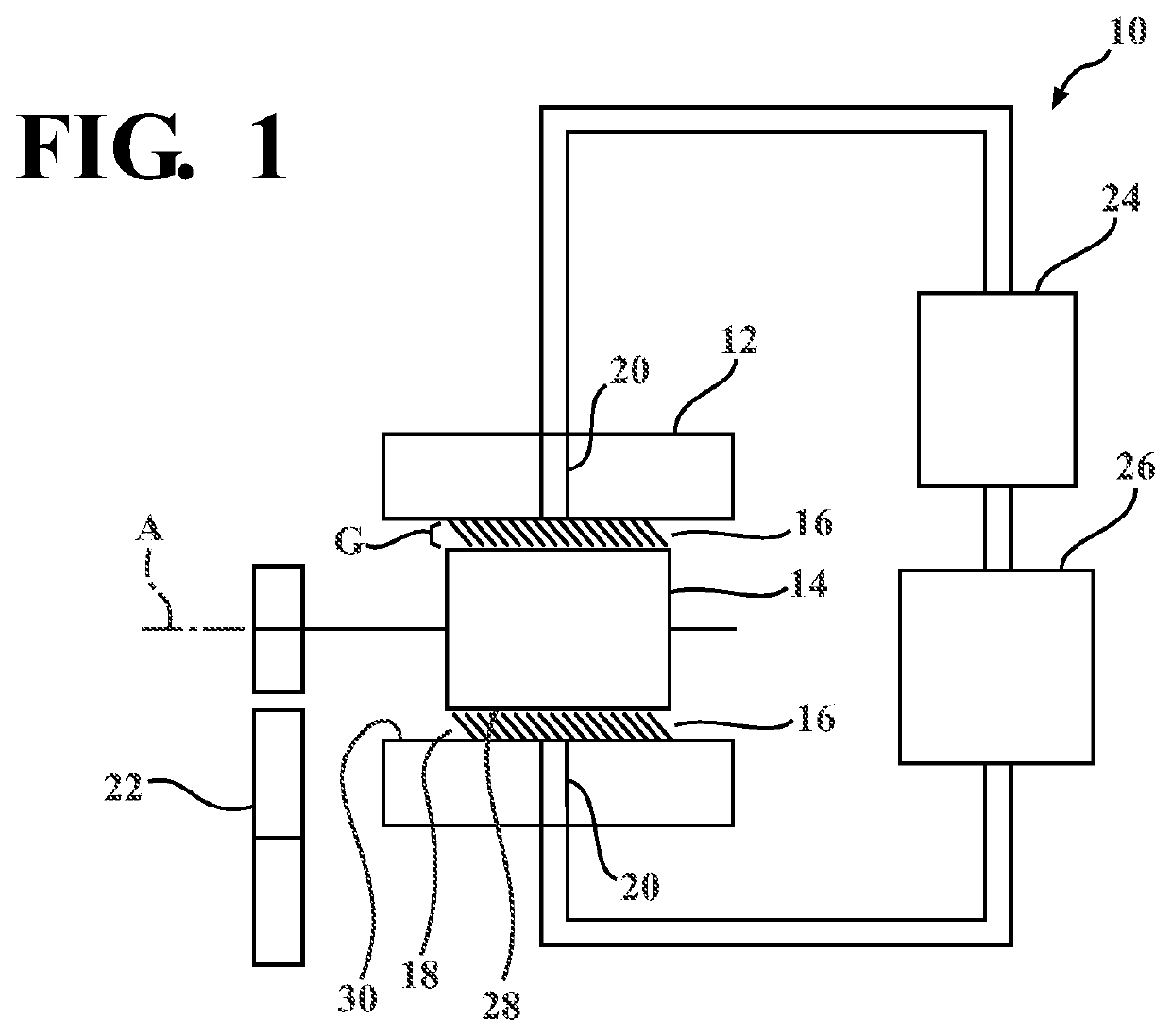 Lubricant supported electric motor including a bearing structure