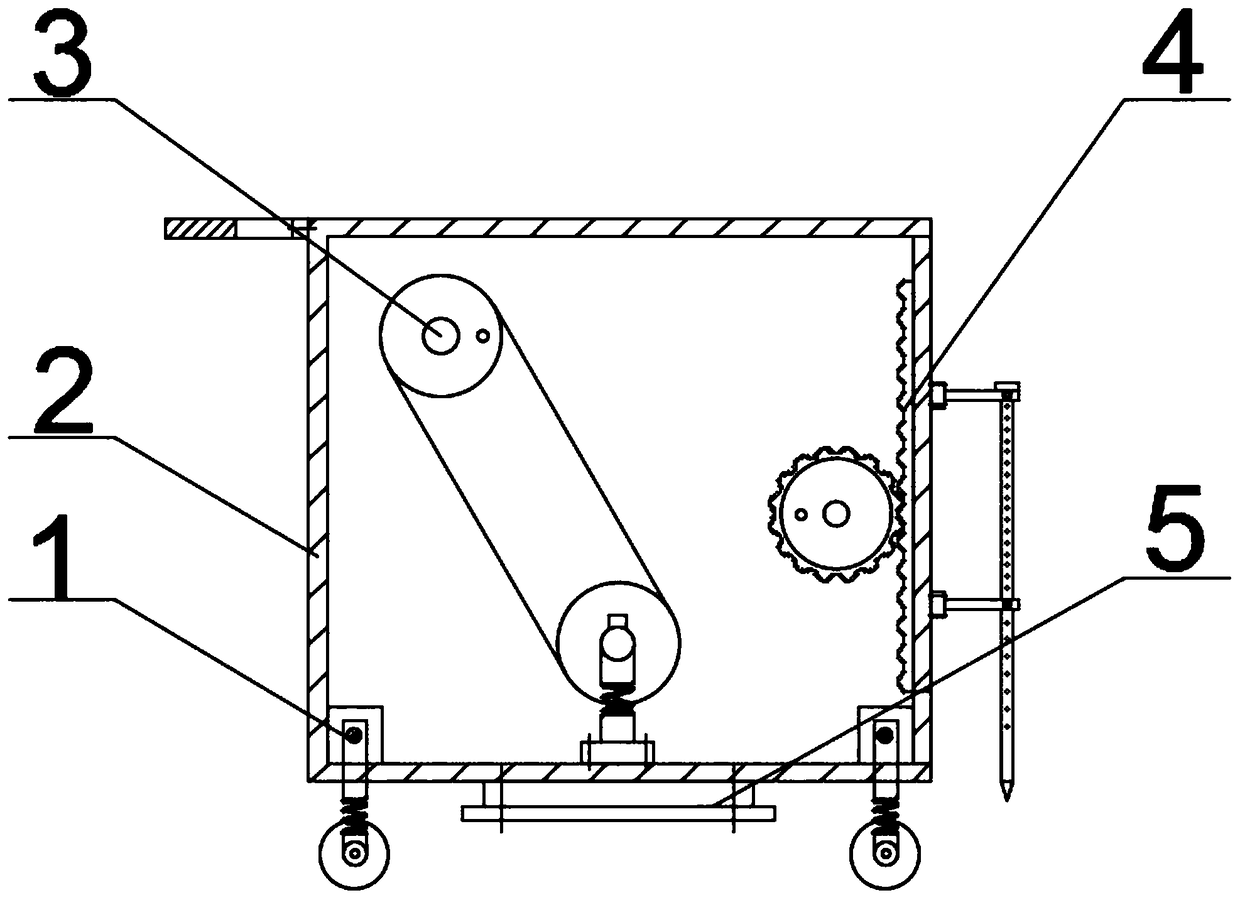 Vibration tamping drilling device for water conservancy and hydropower