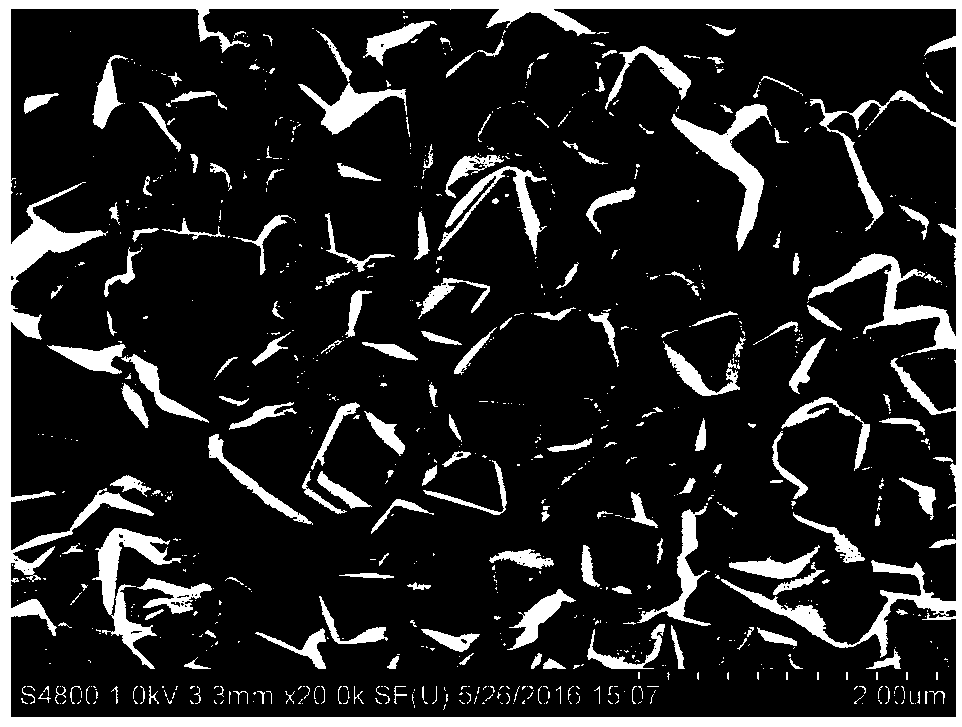 Calcium fluoride coated lithium nickel manganate and preparation method thereof