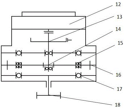 Water fountain water changing device