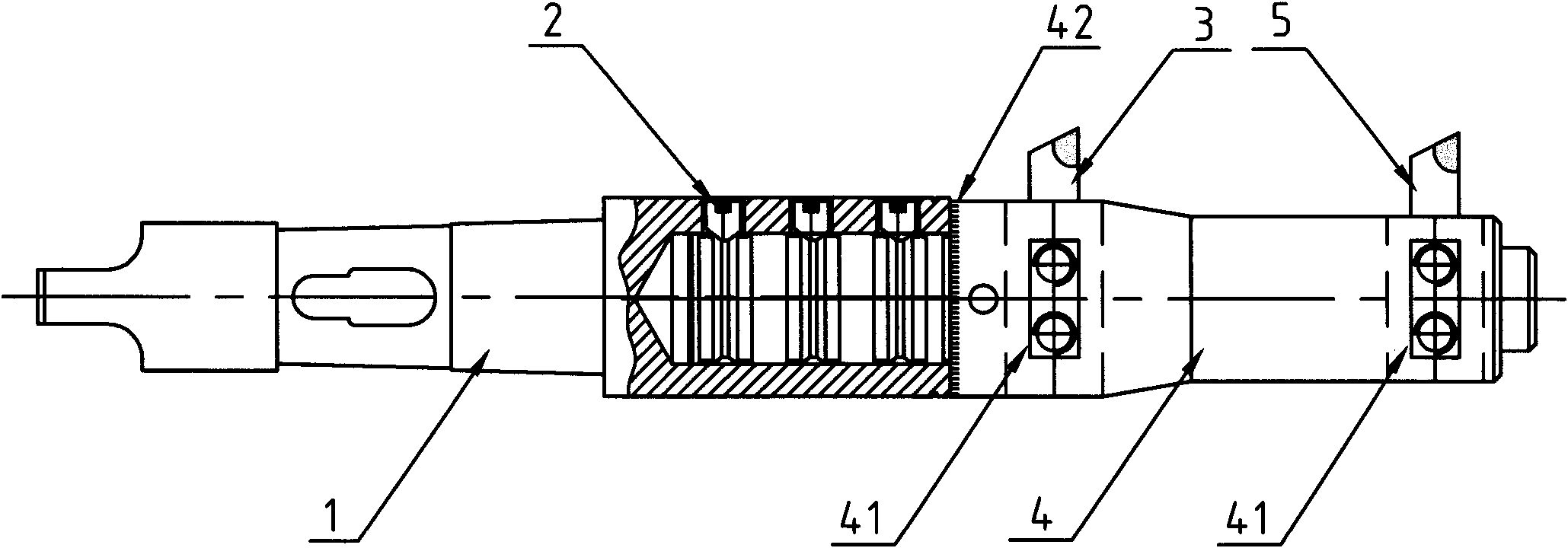 Cutter tool with fine adjustment for rough and fine hole boring