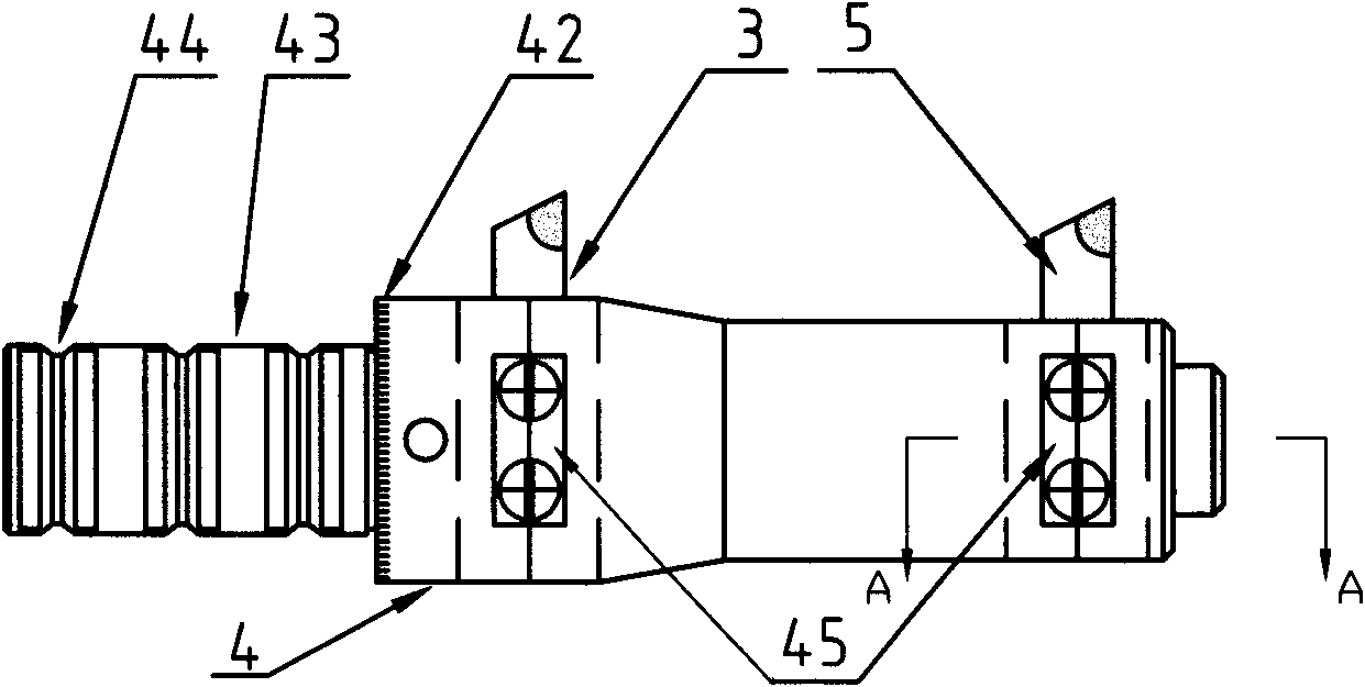 Cutter tool with fine adjustment for rough and fine hole boring