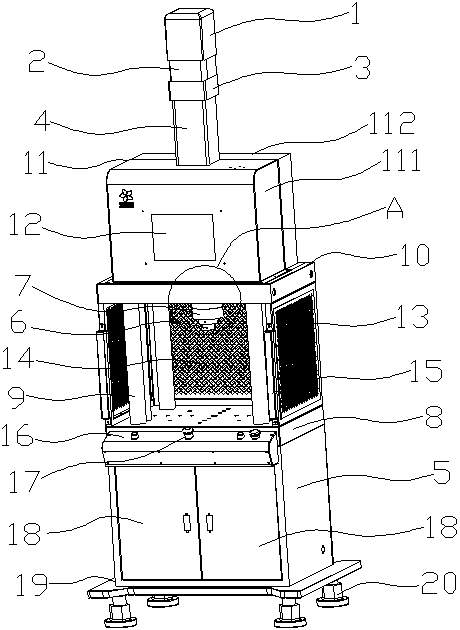 High-precision S-shaped pressing machine and control method thereof