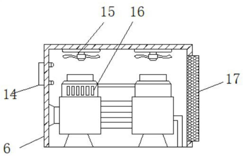 Water-cooling type compressor for shale gas recycling