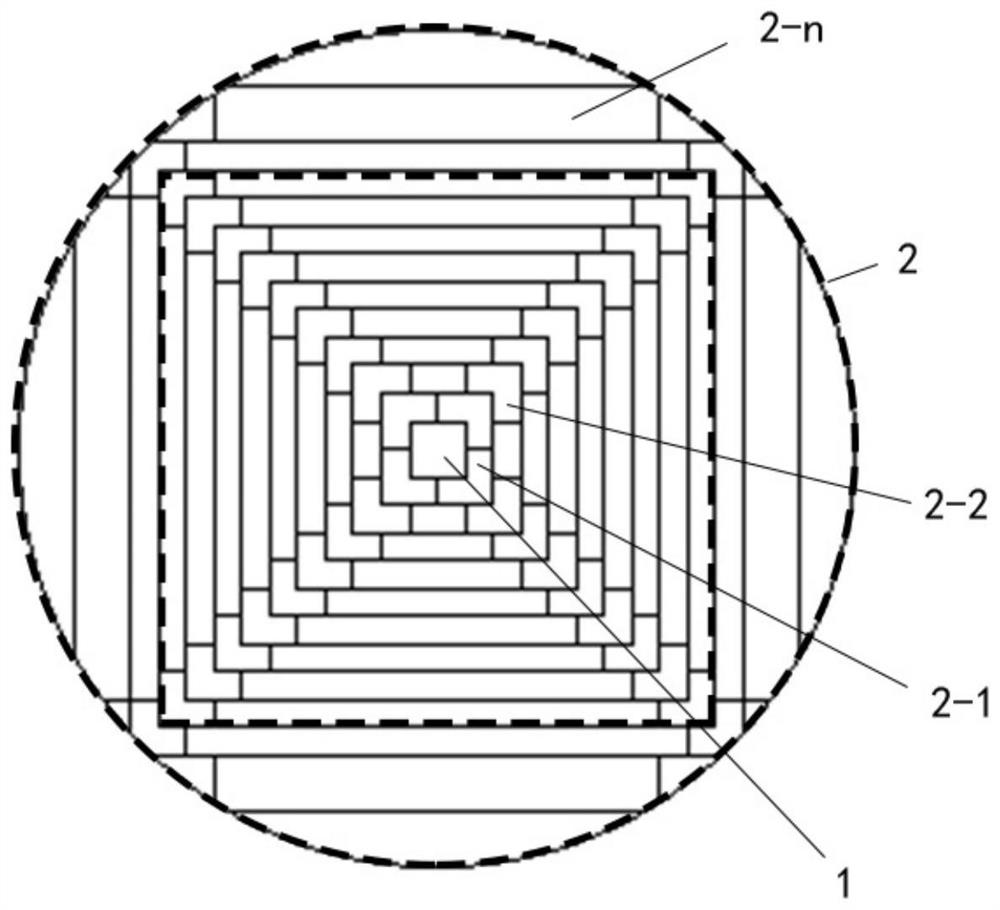 Nested box type floating disc structure