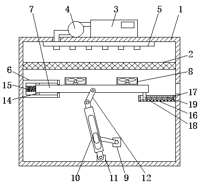 Dedusting device used for textile manufacturing machine