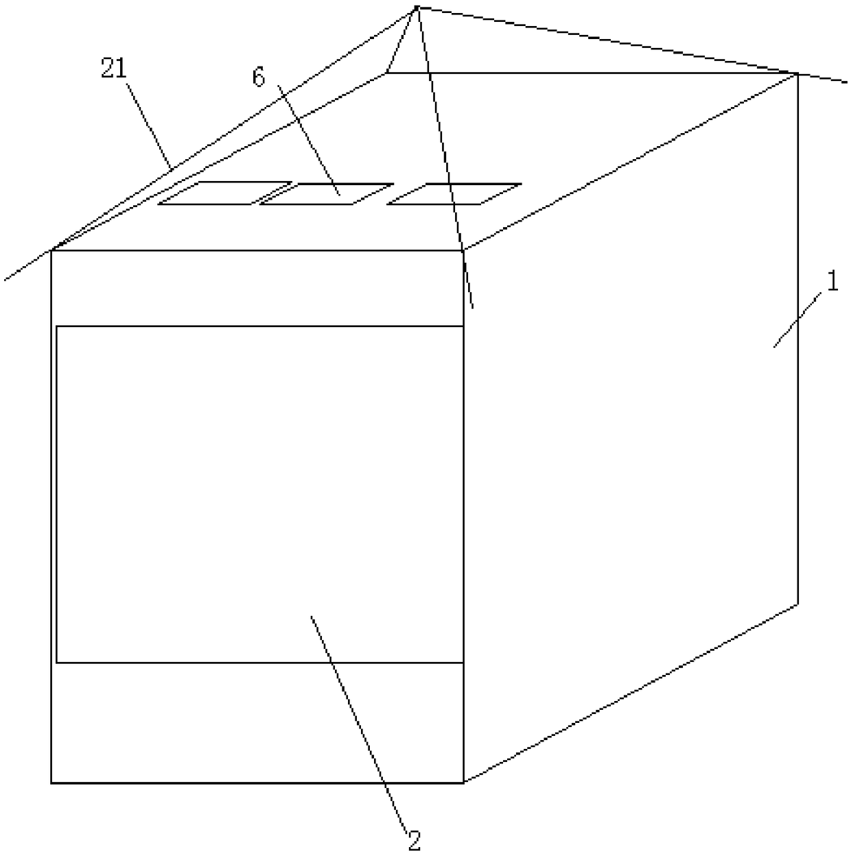 High-voltage power distribution cabinet with damping device