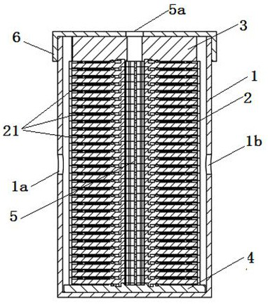 A disc tube type reverse osmosis component