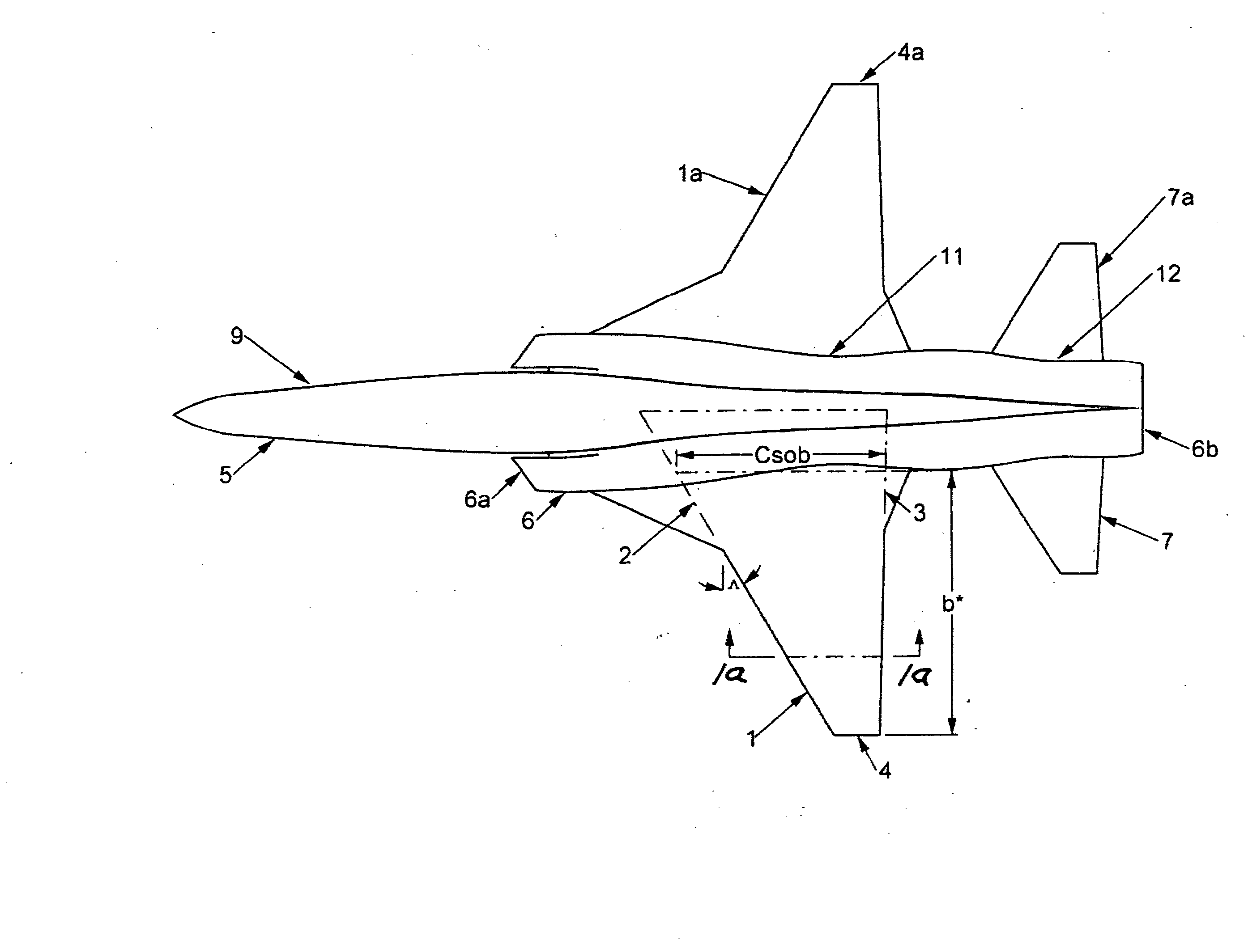 Laminar flow wing optimized for transonic cruise aircraft