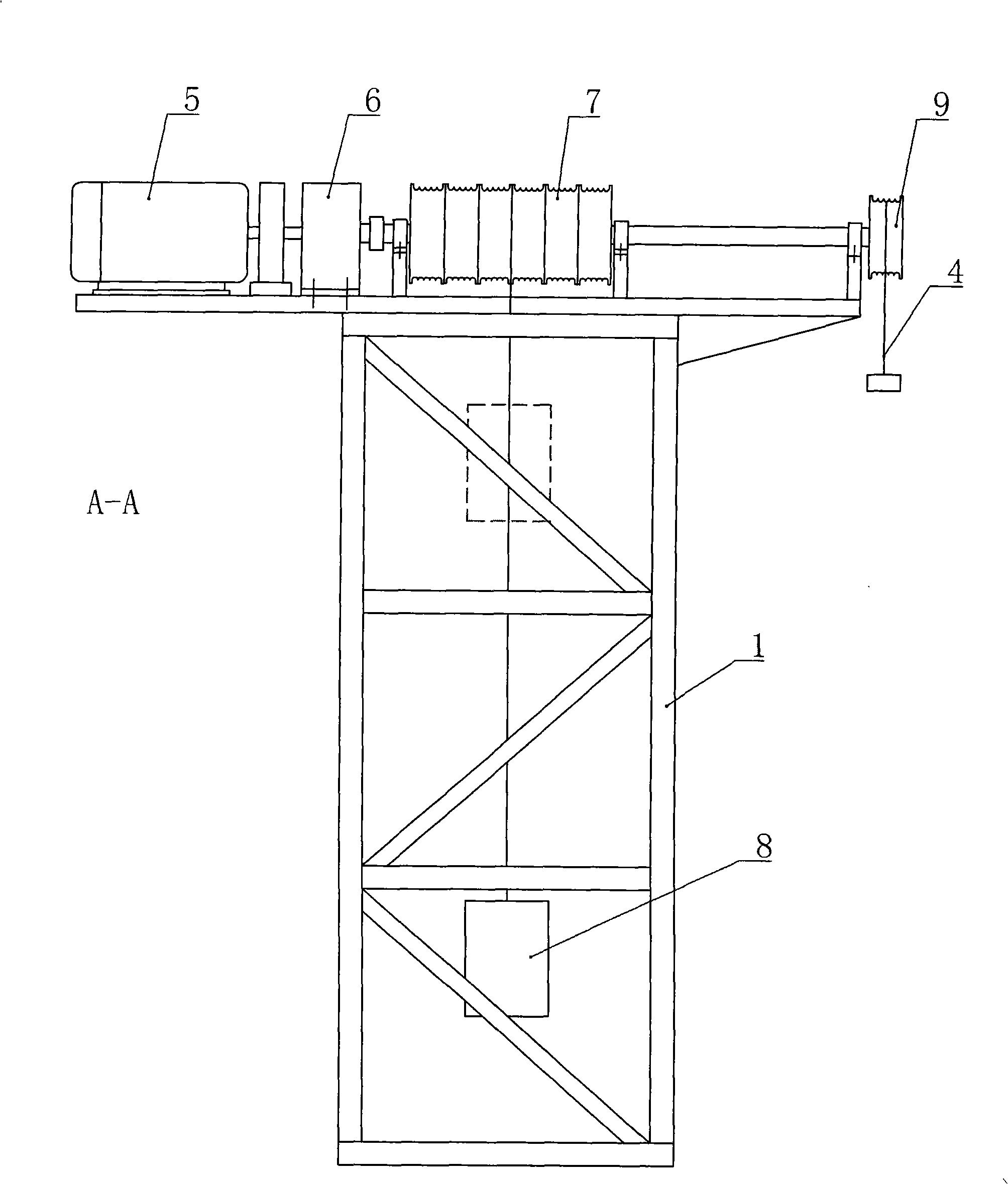 Direct driving type multi-stroke multi-well oil pumping machine