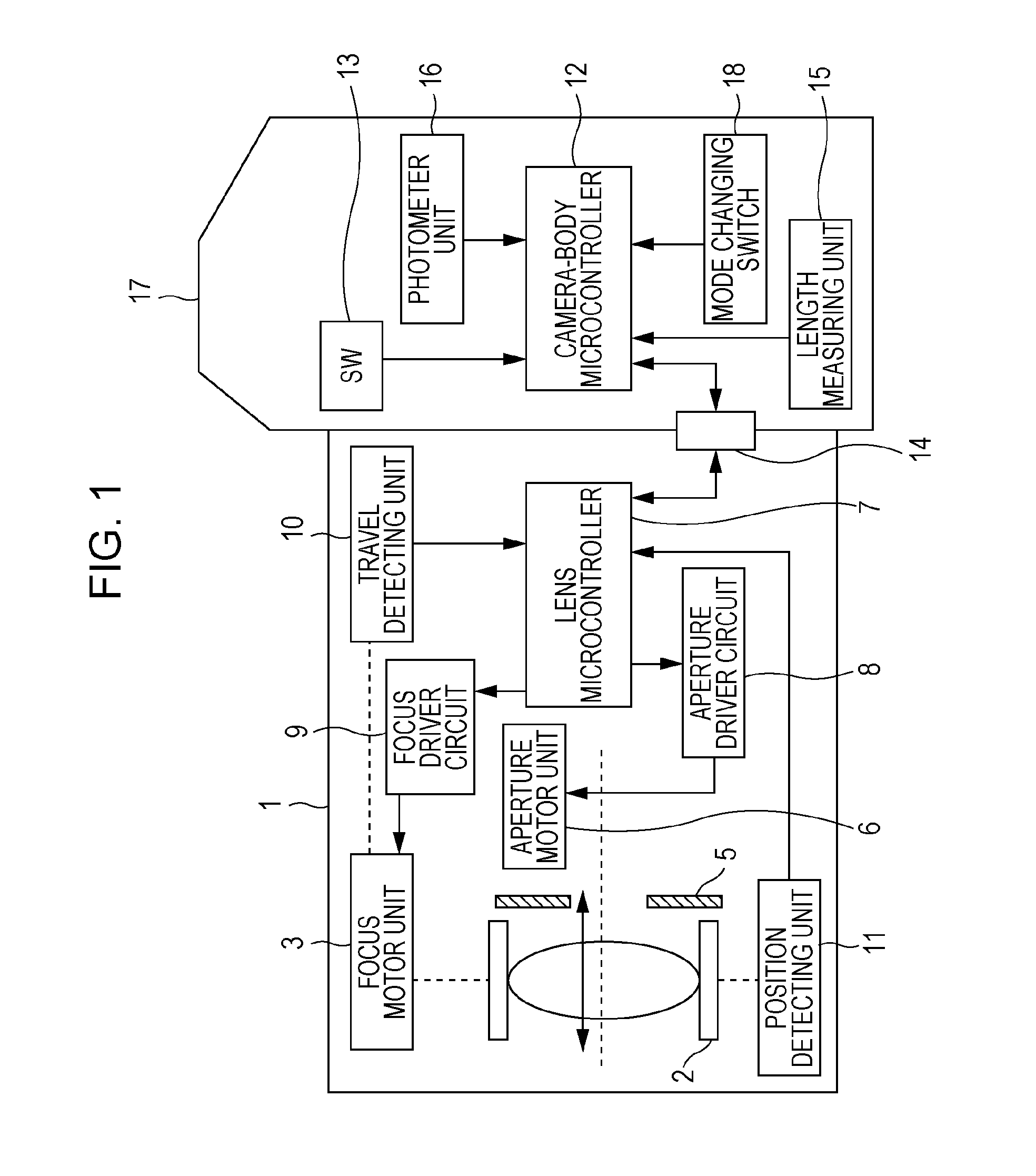 Lens-interchangeable camera body and camera system capable of changing communication method with selected shooting mode