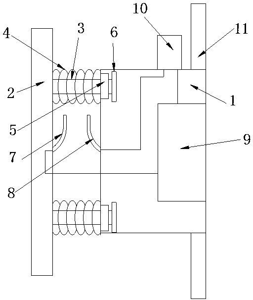 Anti-collision warning device for building machinery