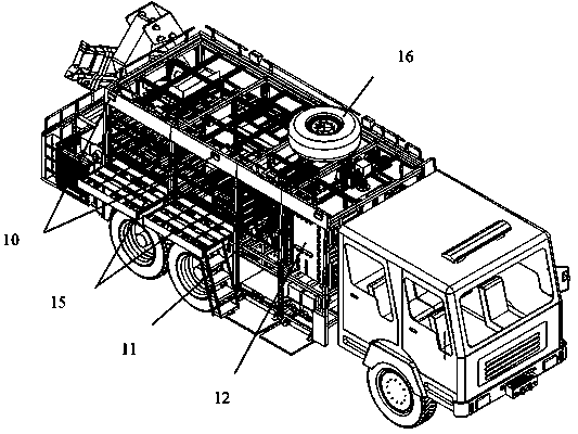 Earthquake rescue vehicle